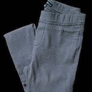 Black and white printed jeggings